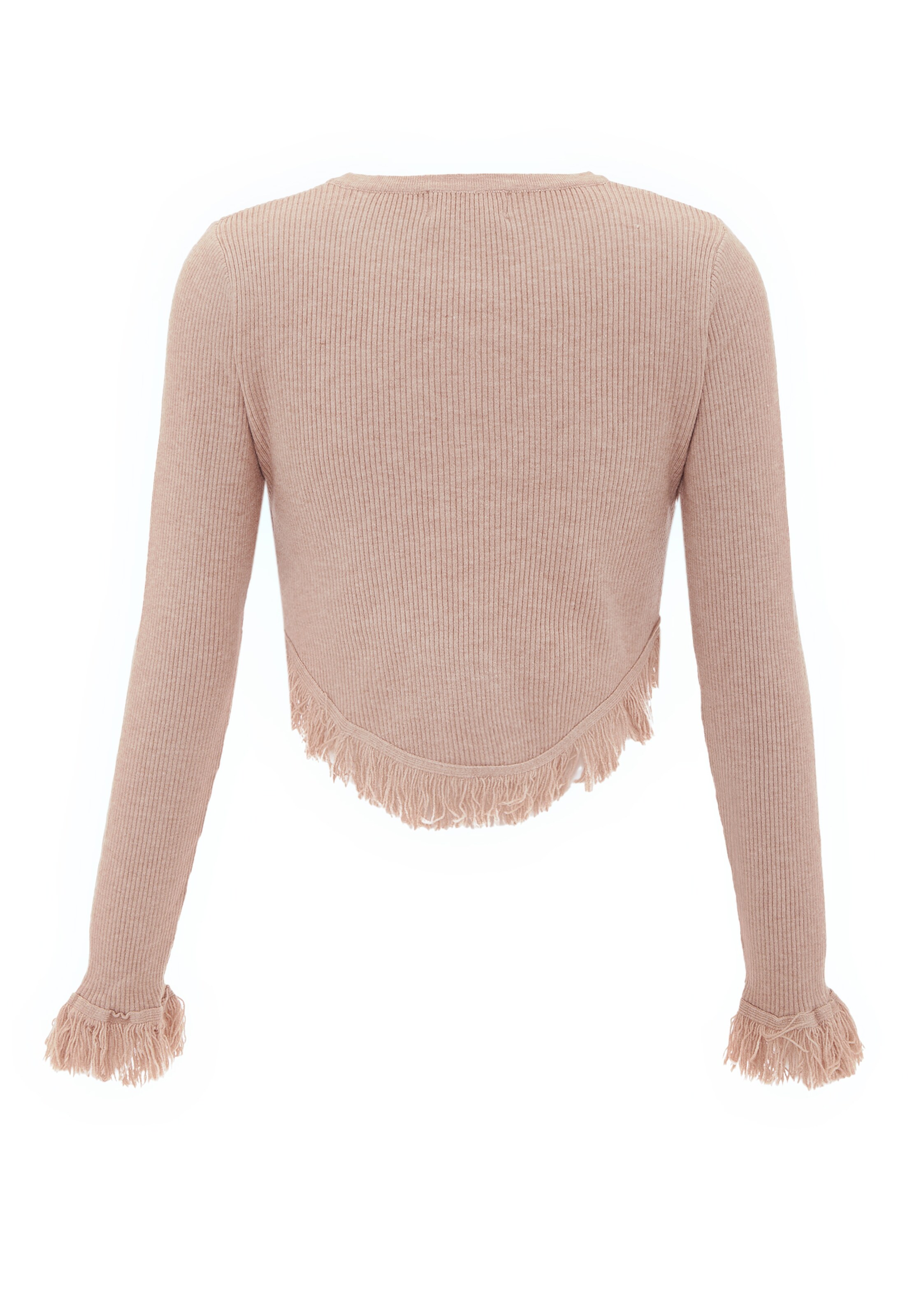 Pull-over swirly en beige