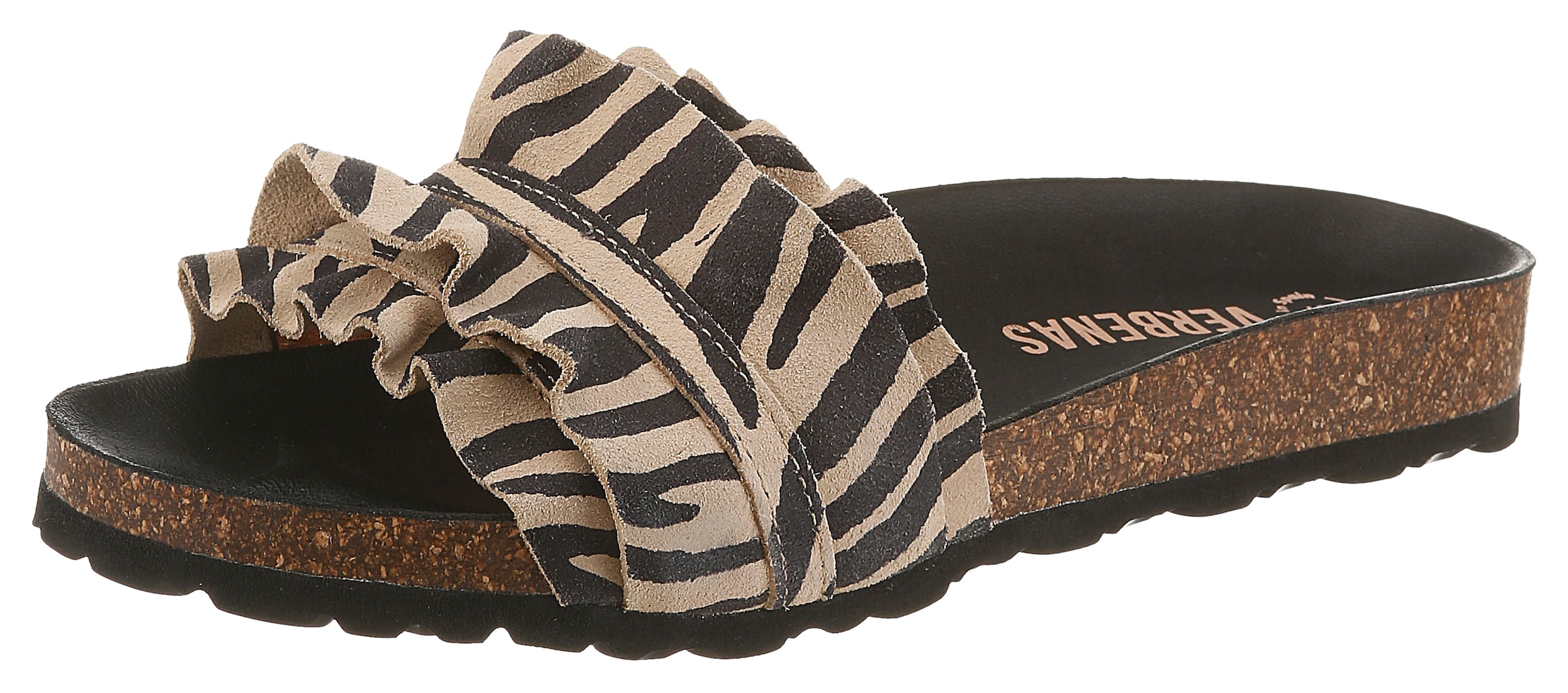 VERBENAS Pantolette in Beige: Vorderseite