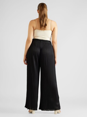 ABOUT YOU Curvy Wide leg Trousers 'Letizia' in Black