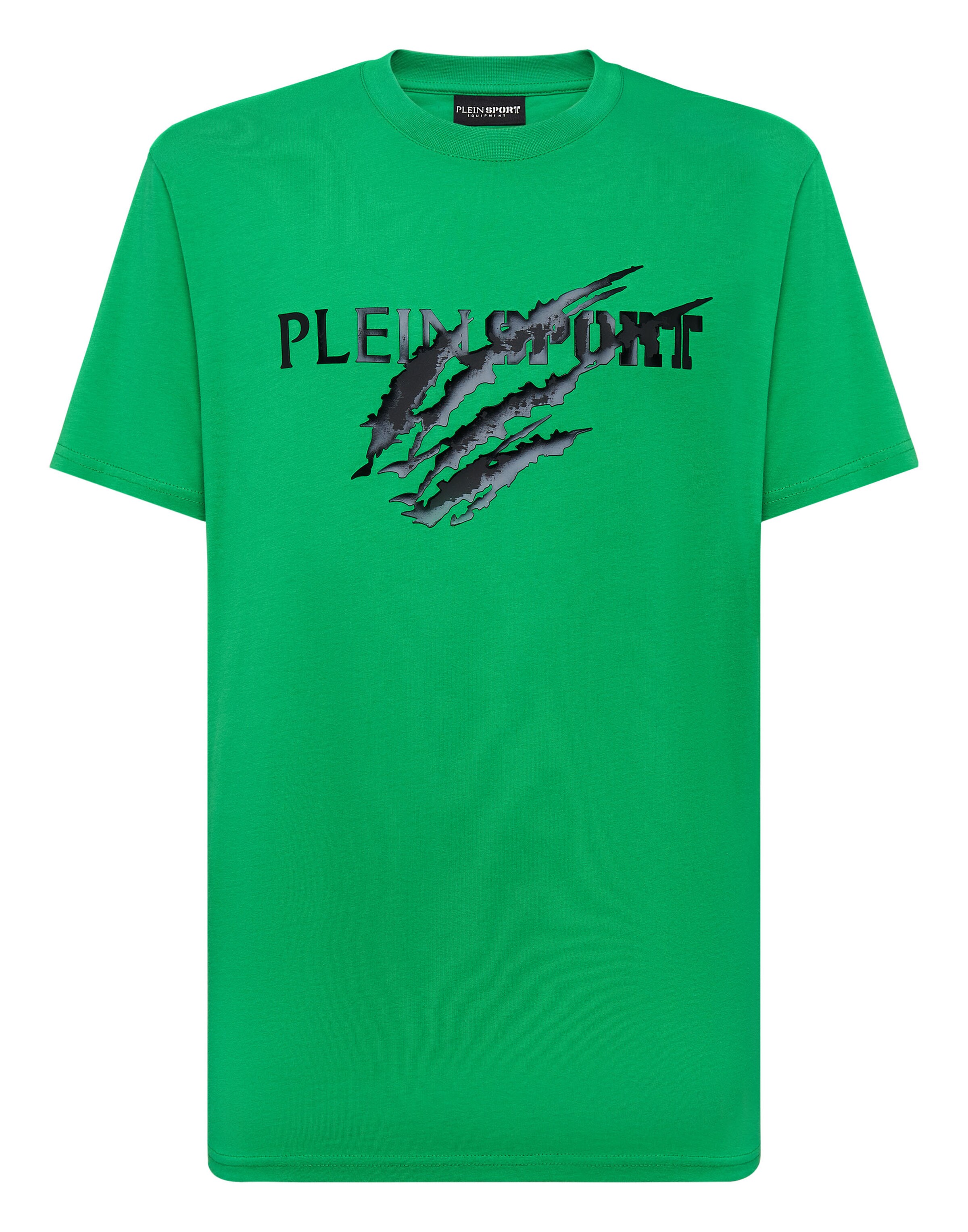 Plein Sport Shirt 'Scratch' in Green: front