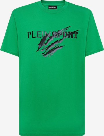 Plein Sport Shirt 'Scratch' in Green: front