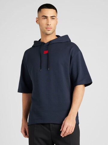 HUGO Red Sweatshirt 'Dresley232' in Blue: front