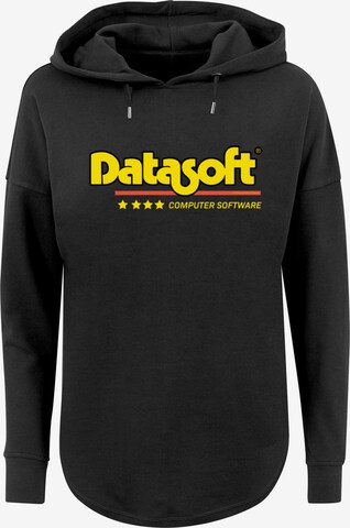 Sweat-shirt 'Retro Gaming Datasoft ' F4NT4STIC en noir : devant
