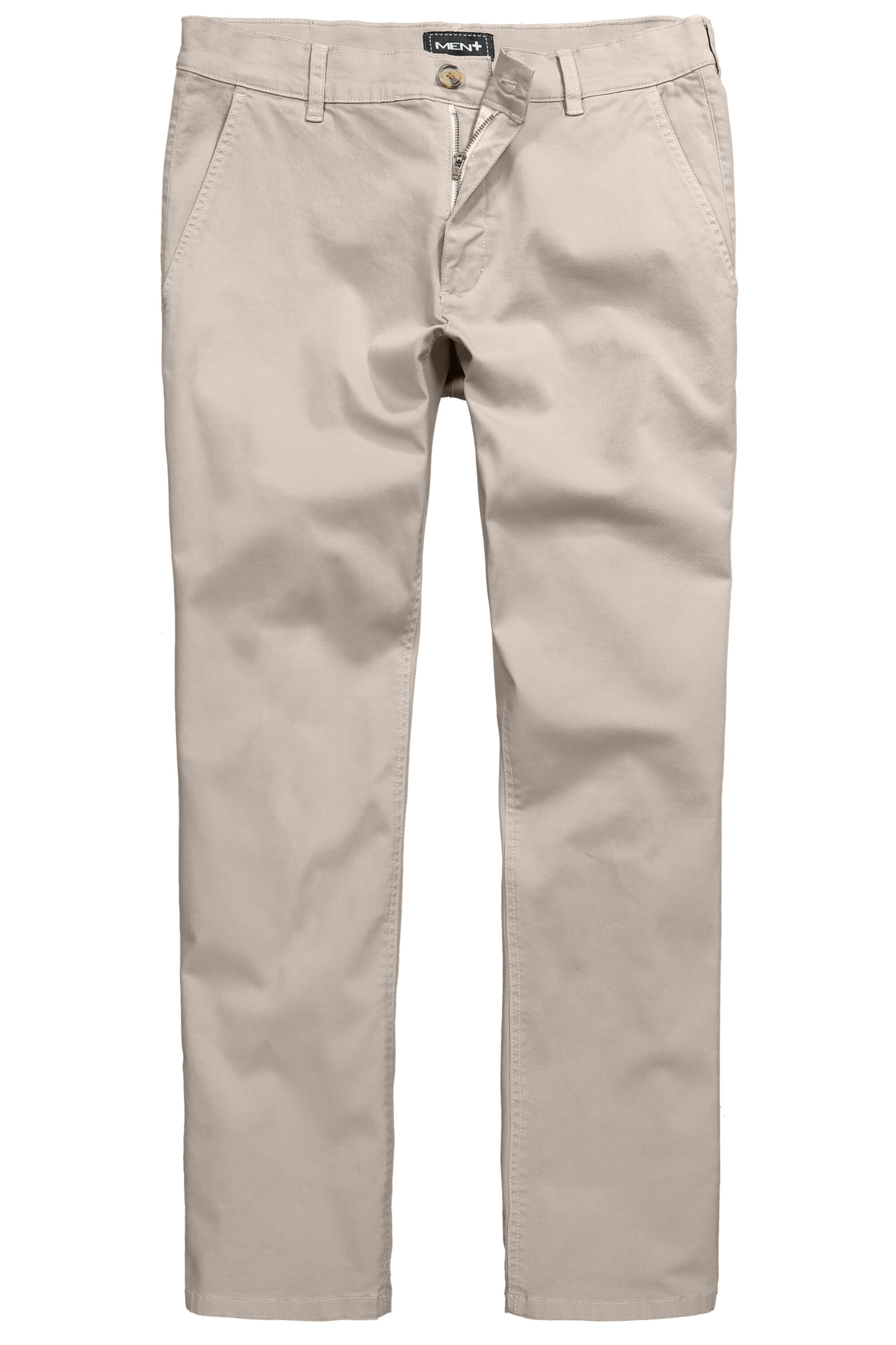 Men Plus Regular Chino in Beige: voorkant