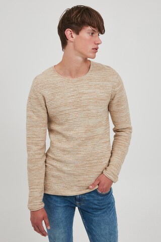 INDICODE JEANS Sweater 'Bayne' in Beige: front