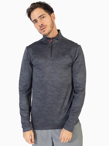 Spyder - Camiseta deportiva en gris: frente