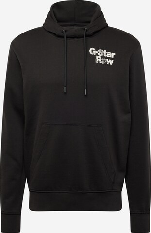 Sweat-shirt G-Star RAW en noir : devant