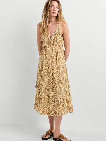 Pepe Jeans Zomerjurk 'Flora' in Bruin