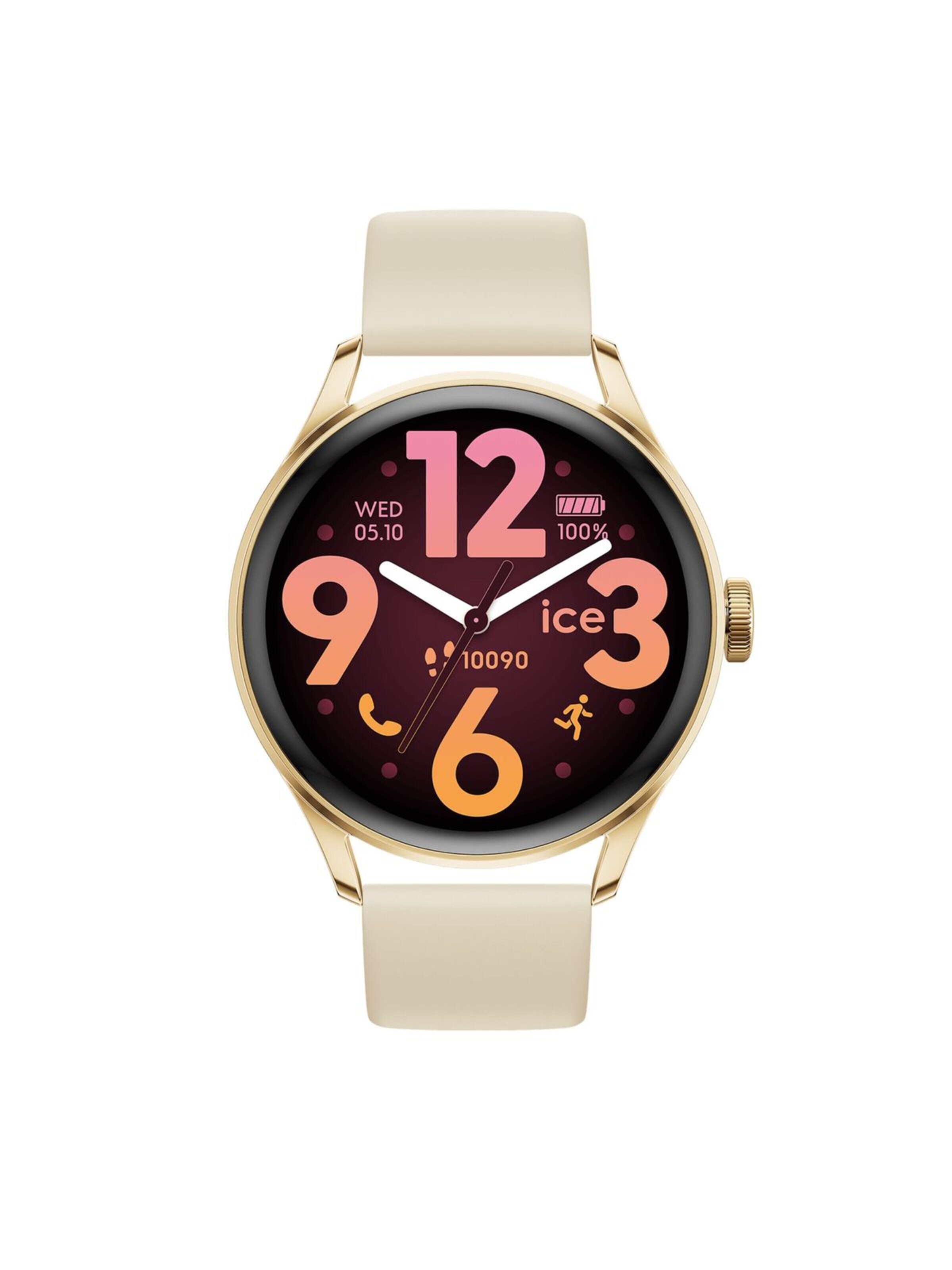 Montre digitale 'Ice-Watch - Smartwatch ICE smart 3.0 - Quartz watch movement' Ice-Watch en or : devant