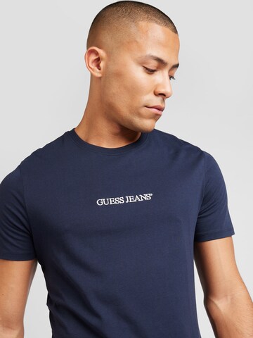 GUESS JEANS Tričko – modrá
