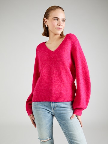 VILA Sweater 'JAMINA' in Pink: front