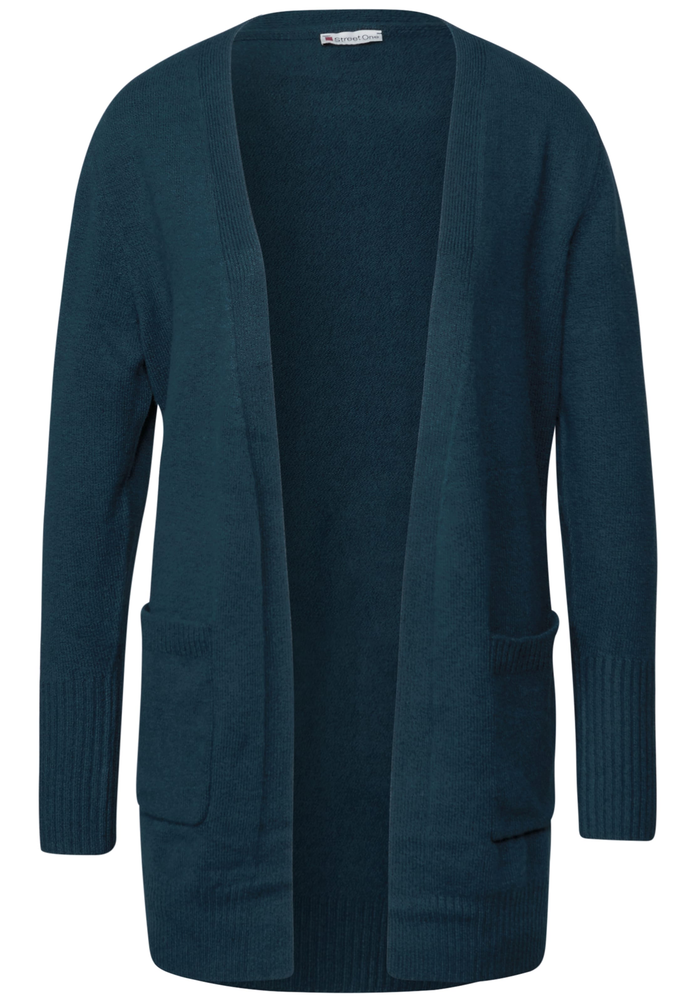 STREET ONE Strickjacke in Blau: Vorderseite