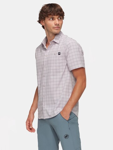MAMMUT Regular Fit Funktionshemd 'Lenni' in Lila