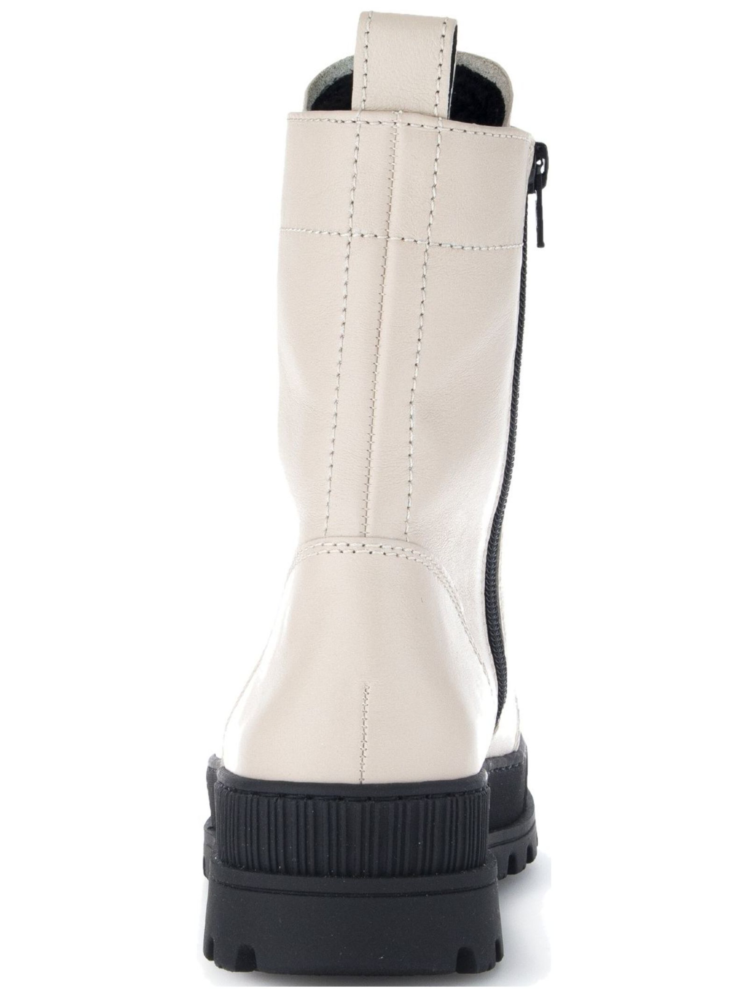 GABOR Lace-up bootie in Beige