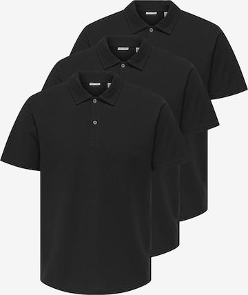 Only & Sons Tričko 'Gordon' - Čierna: predná strana