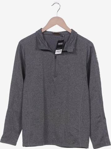 ICEPEAK Sweatshirt & Zip-Up Hoodie in XXL in Grey: front