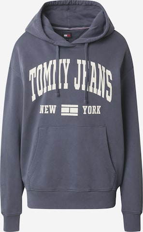 zils Tommy Jeans Sportisks džemperis: no priekšpuses