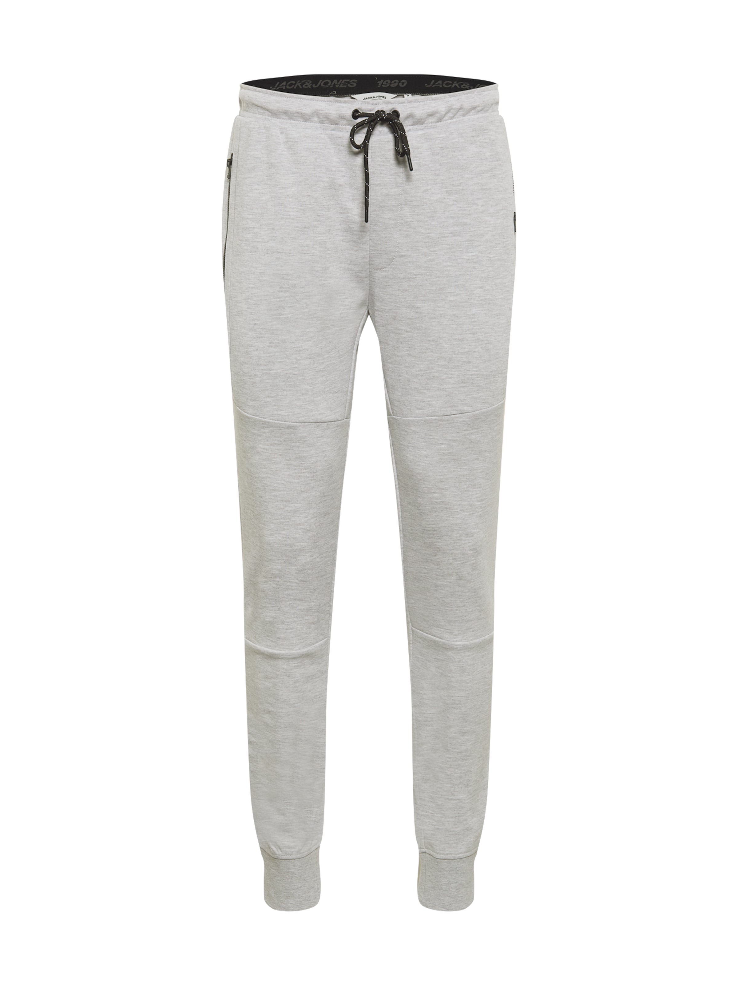 Effilé Pantalon 'Will' JACK & JONES en gris : devant