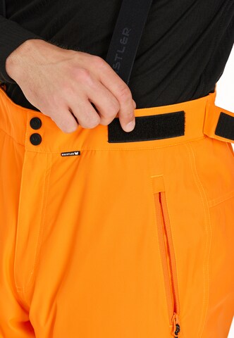 Whistler Regular Workout Pants 'Fairfax' in Orange