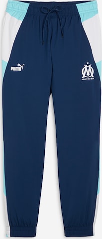 Regular Pantalon de sport 'Olympique de Marseille' PUMA en bleu : devant