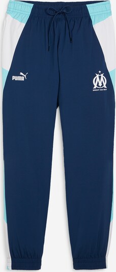PUMA Sporta bikses 'Olympique de Marseille', krāsa - tumši zils / debeszils / balts, Preces skats