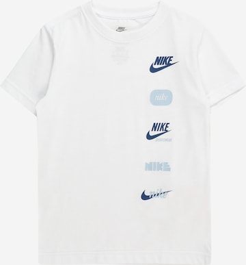 Nike Sportswear Shirt 'CLUB+' in Wit: voorkant