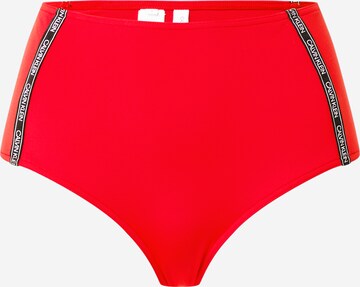 Calvin Klein Swimwear Bikini Bottoms in Red: front