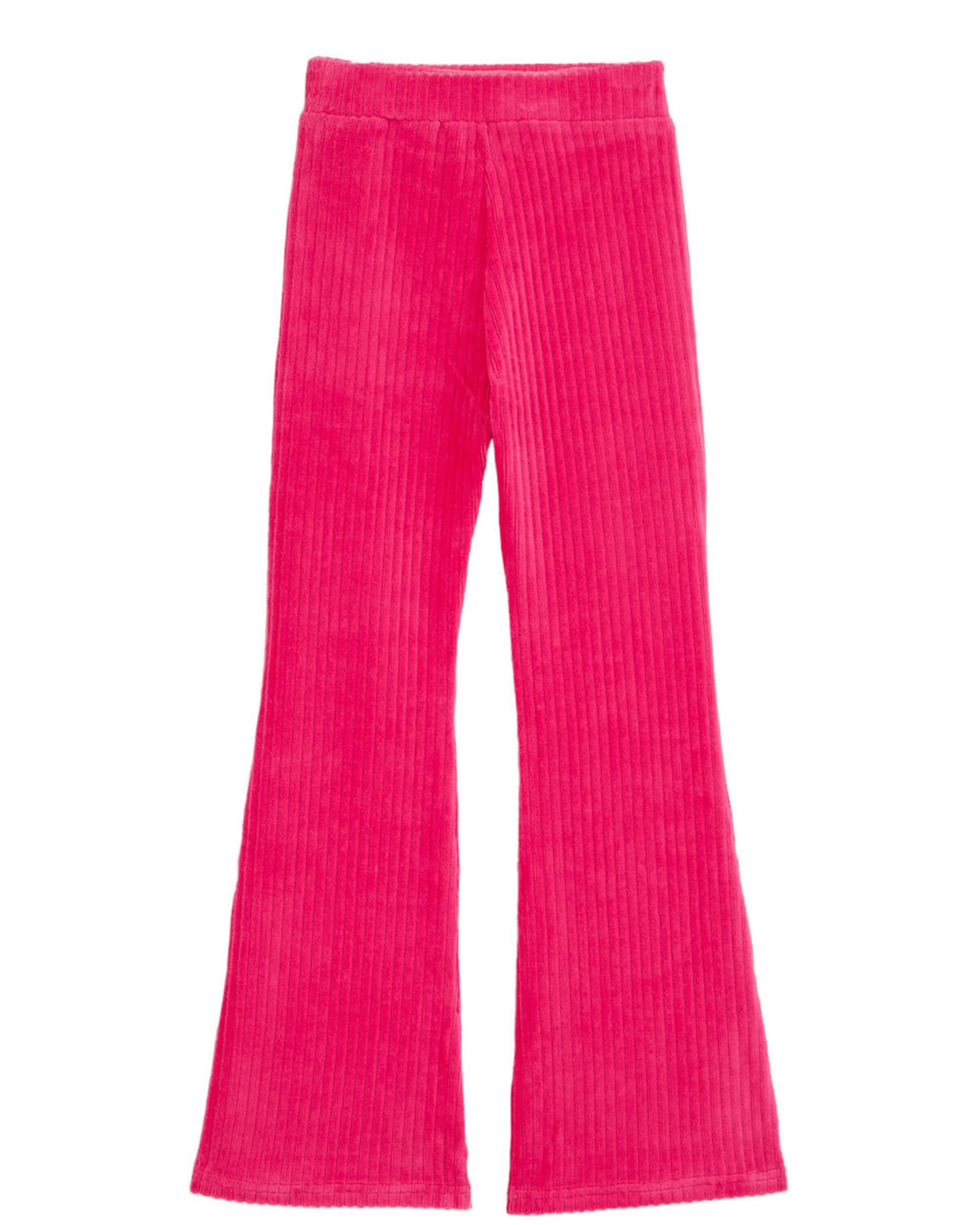 WE Fashion Flared Leggings i rosa