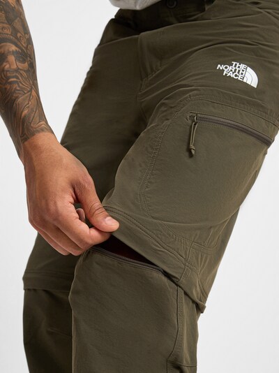 THE NORTH FACE Pantalon outdoor en olive, Vue avec produit