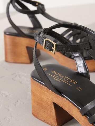 Sandales Next en noir