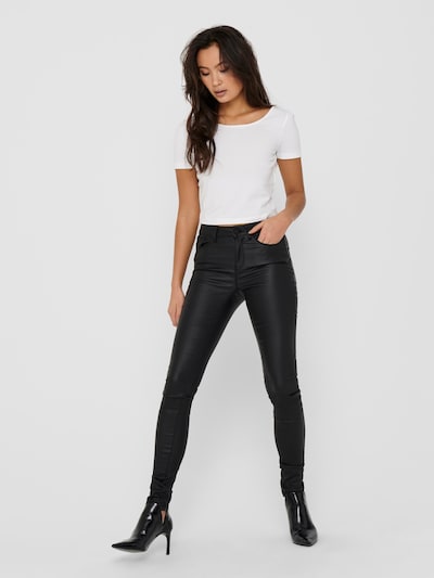 ONLY Kunstlederhose 'onlANNE K' in schwarz, Modelansicht