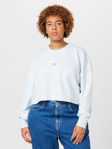 Tommy Jeans Curve Dressipluus 'Essential', värv sinine: eest vaates