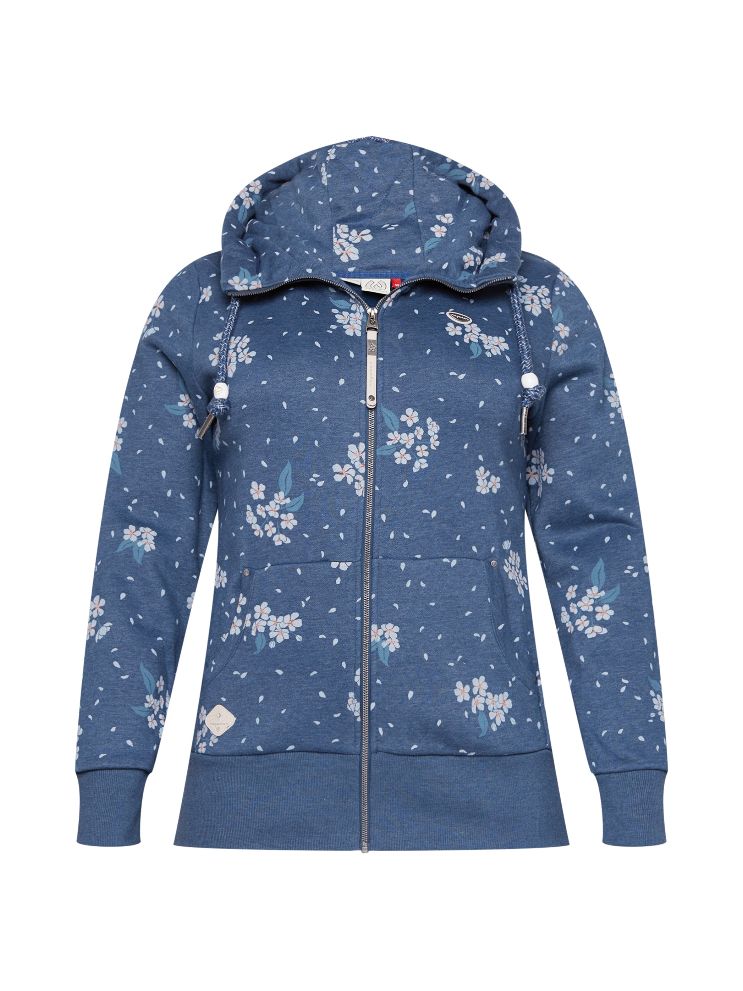 Frauen Sweat Ragwear Plus Sweatjacke 'NESKA' in Blau, Hellblau - KH90332 Frauen Sweat Ragwear Plus Sweatjacke 'NESKA' in Blau, Hellblau - KH90332