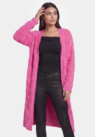 faina - Cárdigan en rosa: frente
