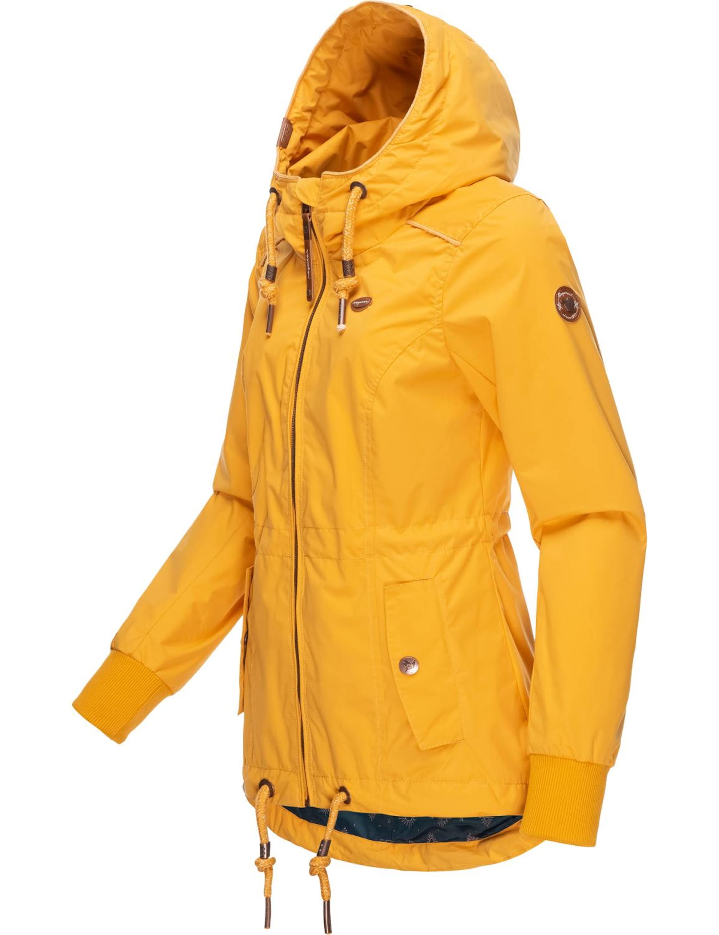Ragwear Outdoor jacket 'Danka' in Yellow