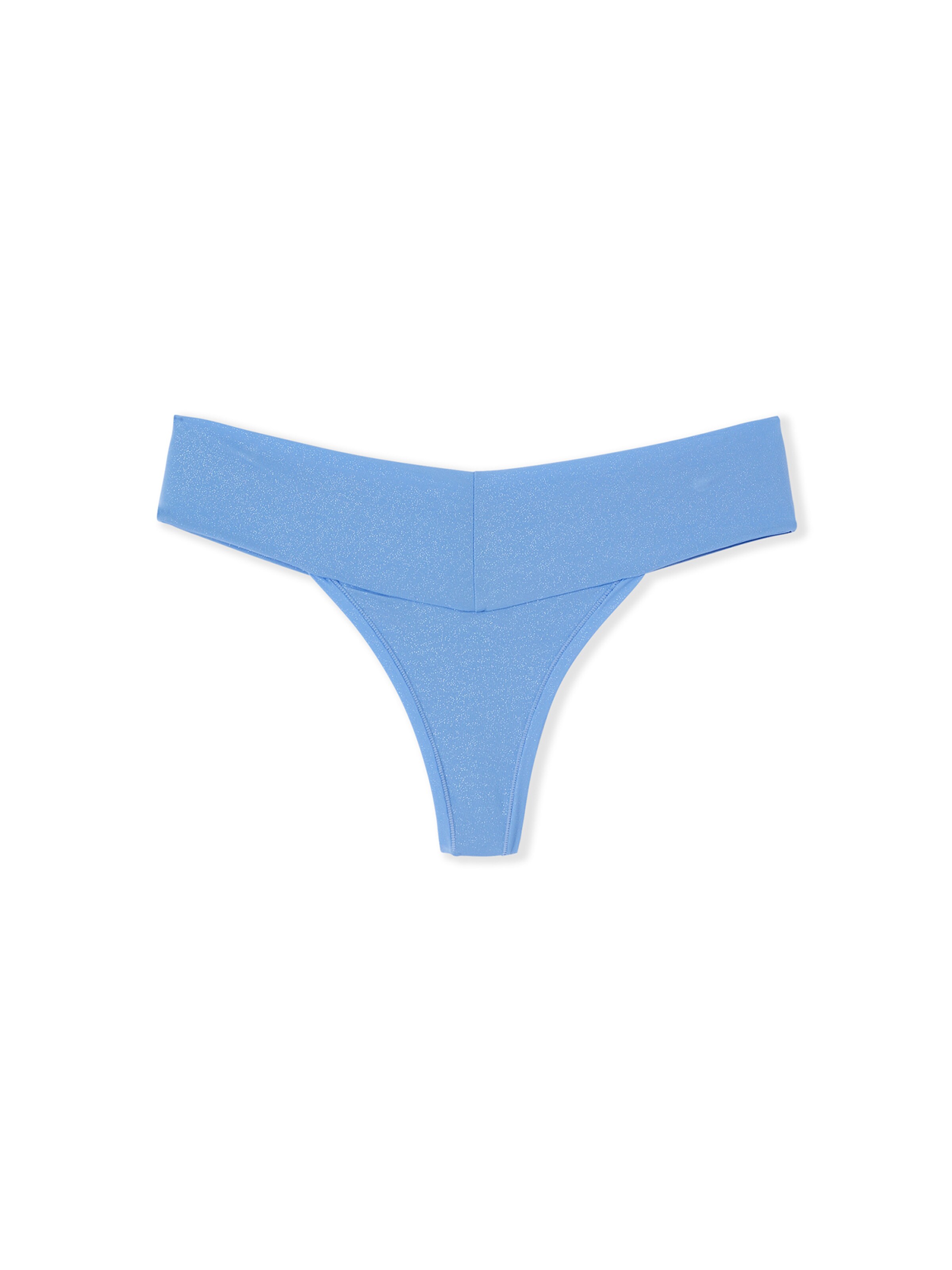 ETAM Thong in Blue: front