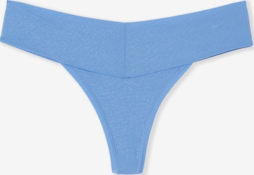 ETAM Thong in Blue: front