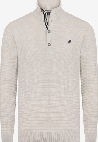 DENIM CULTURE Pullover 'Lindon' in Beige: predná strana