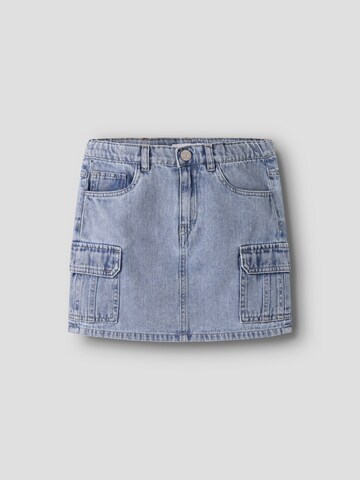 NAME IT Skirt 'Cargo Nkfmella Jeansrock' in Blue