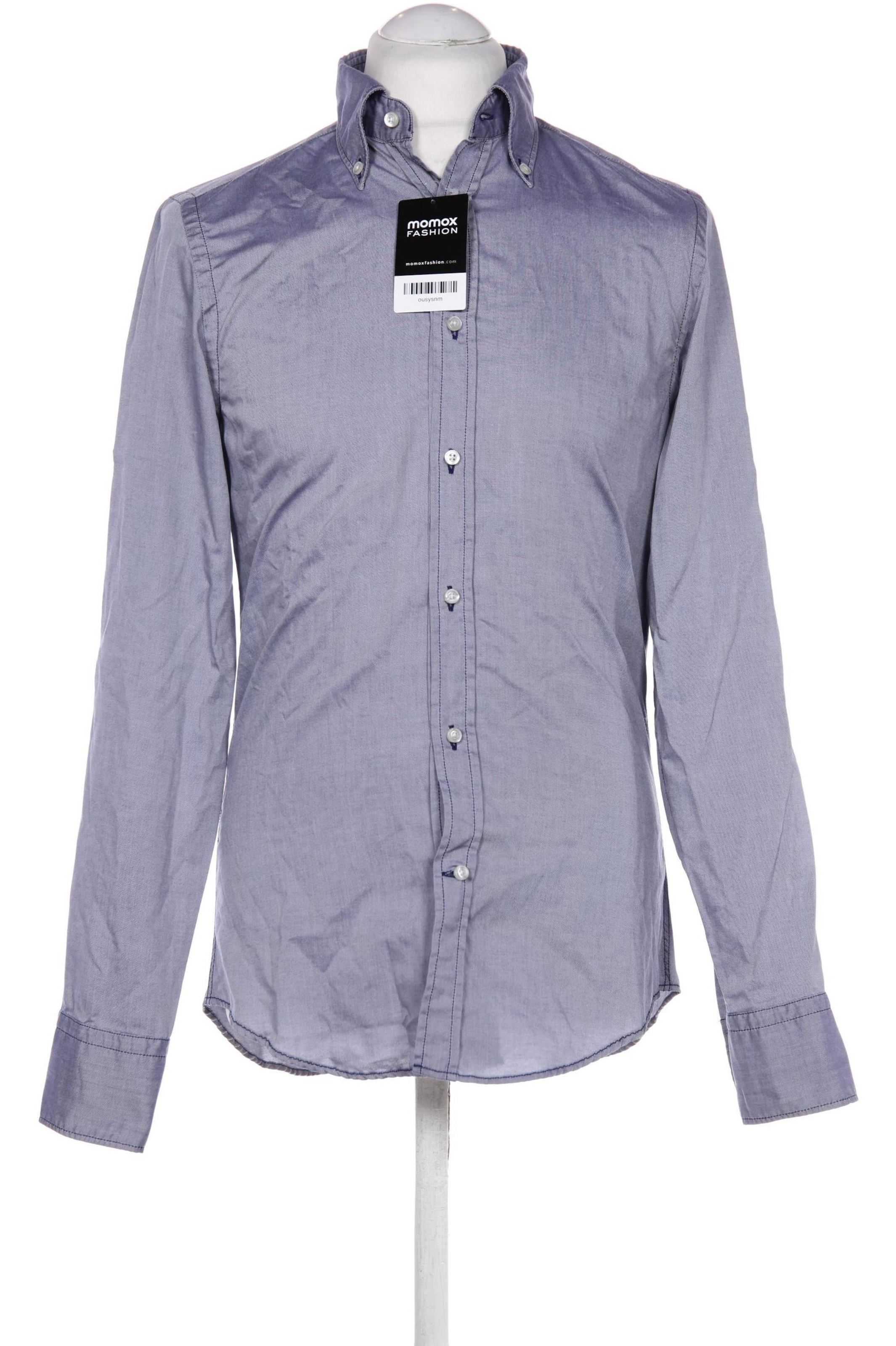 RENÉ LEZARD Button Up Shirt in S in Blue: front