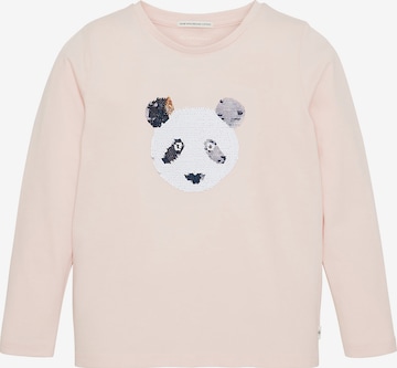 T-Shirt TOM TAILOR en rose : devant