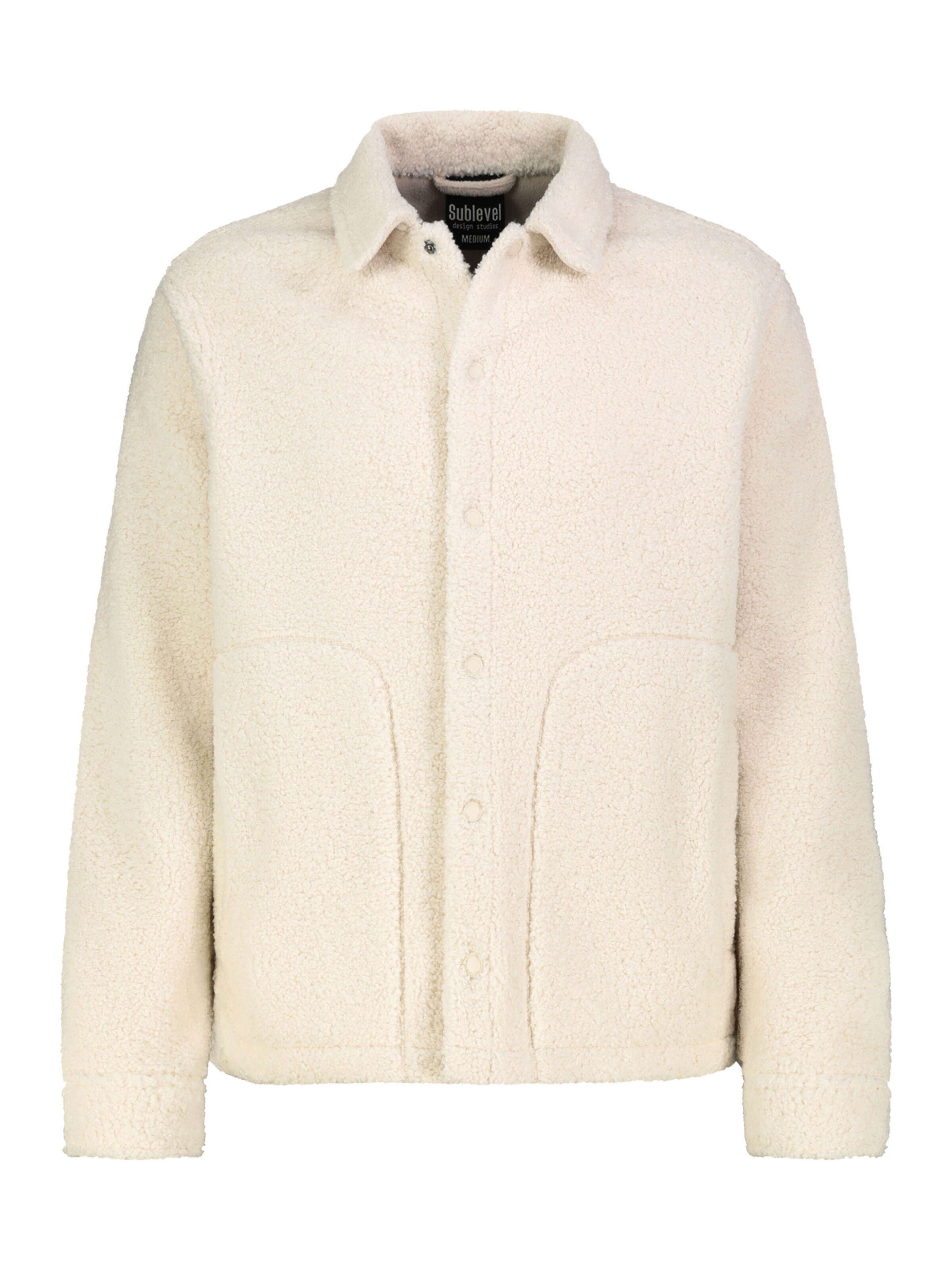 Sublevel Fleece jas in S in de kleur Lichtbeige, Productweergave