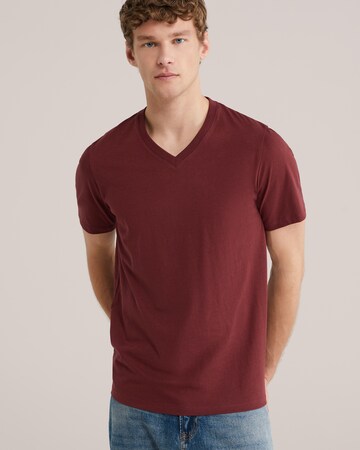 Maglietta di WE Fashion in rosso: frontale