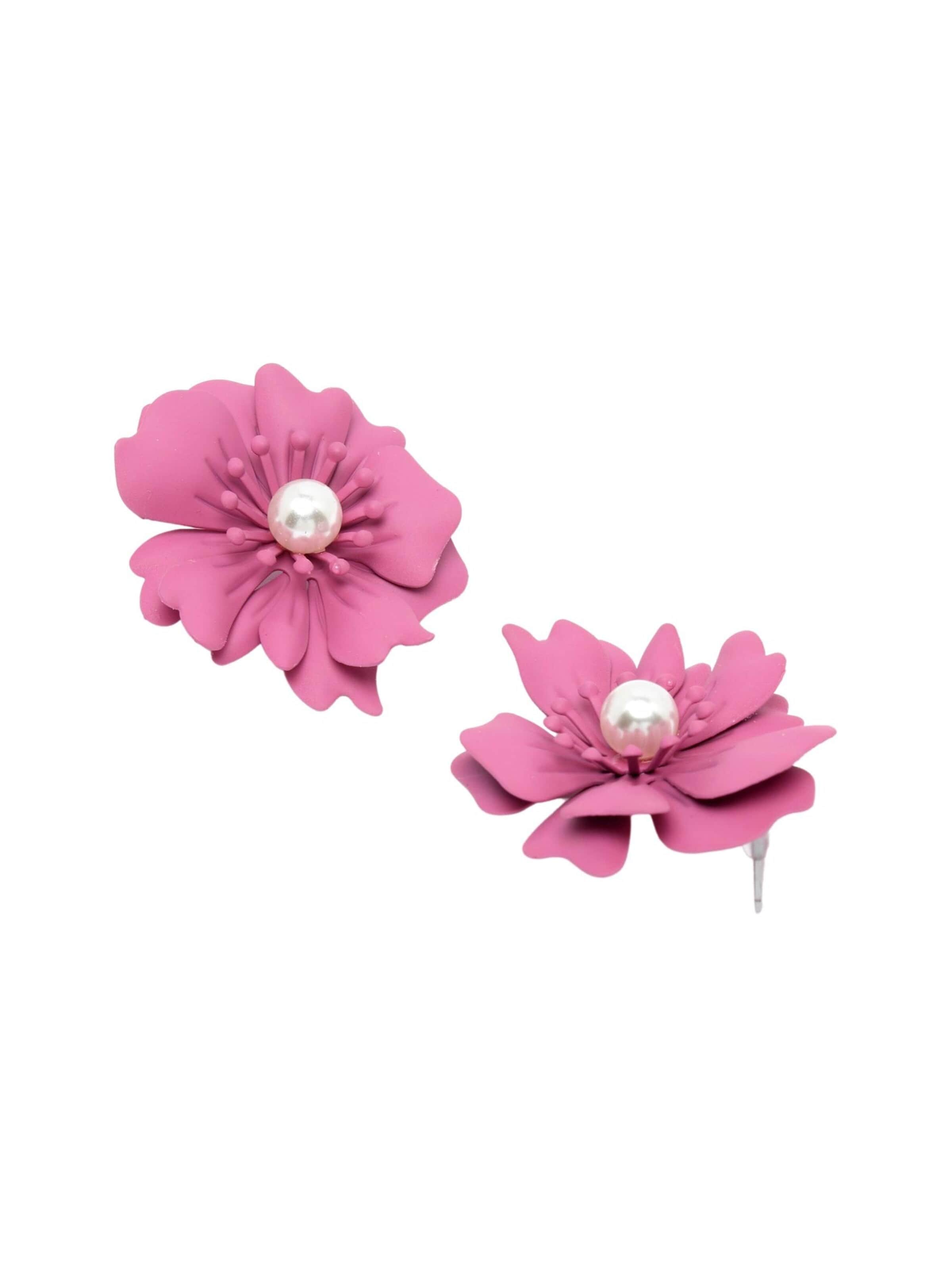 AVANT-GARDE PARIS Earrings 'Frejaette' in Pink