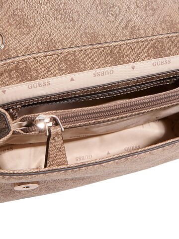 GUESS Skuldertaske 'Guess Sac Bandoulière Handbag Latte Logo SG783321' i brun