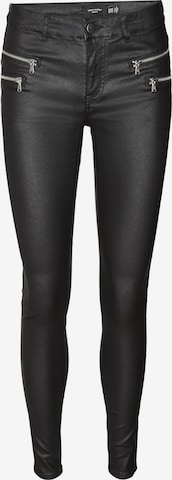 VERO MODA Slimfit Broek 'SEVEN' in Zwart: voorkant