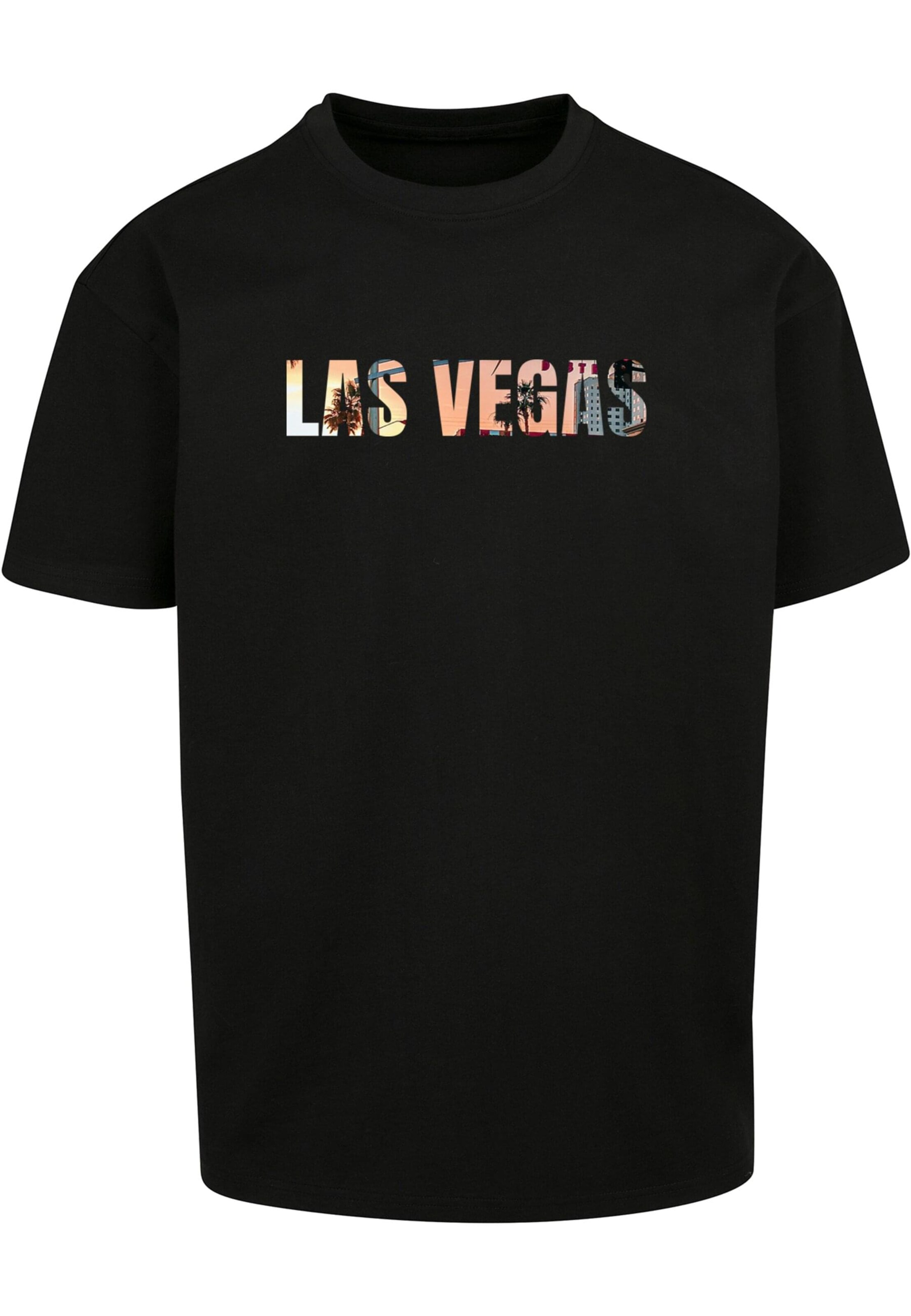 Merchcode Shirt 'Las Vegas' in Black: front