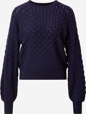 Pull-over 'Gilja' ONLY en bleu : devant