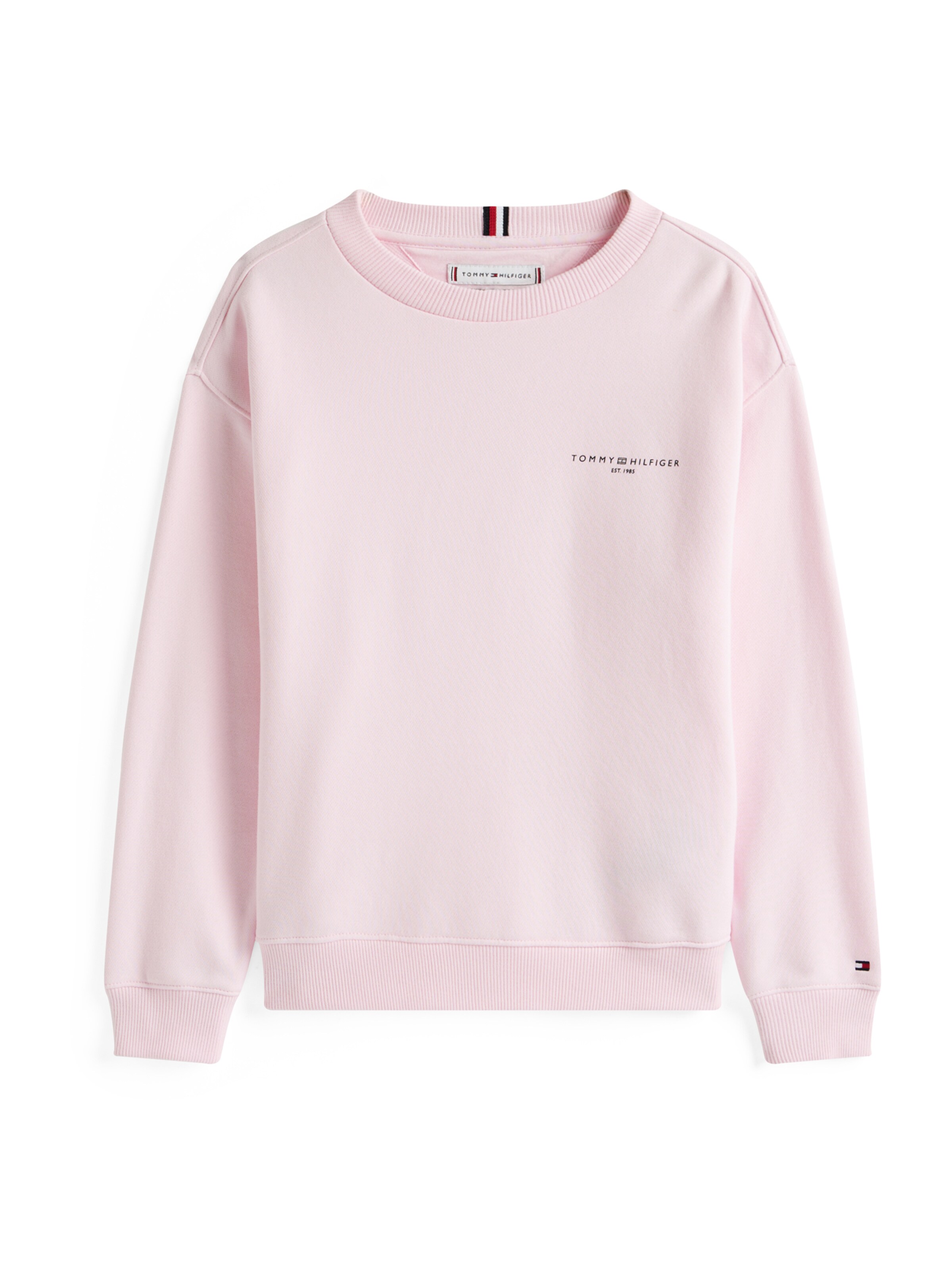 rožinė TOMMY HILFIGER Megztinis be užsegimo: priekis