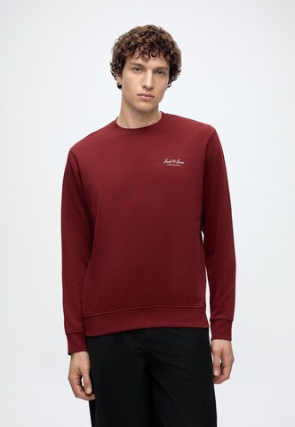 JACK & JONES Sweatshirt 'JJEARCHIVE' in Red: front